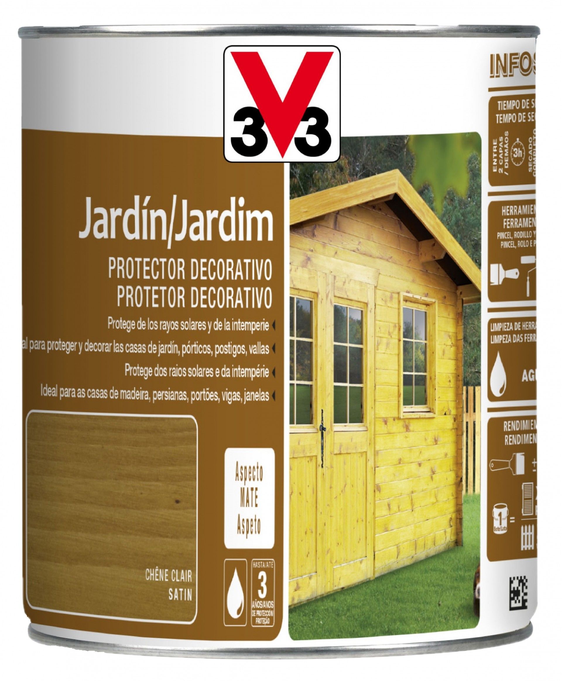 Velatura Jardim Aqua Mate Carvalho Escuro 2,5L