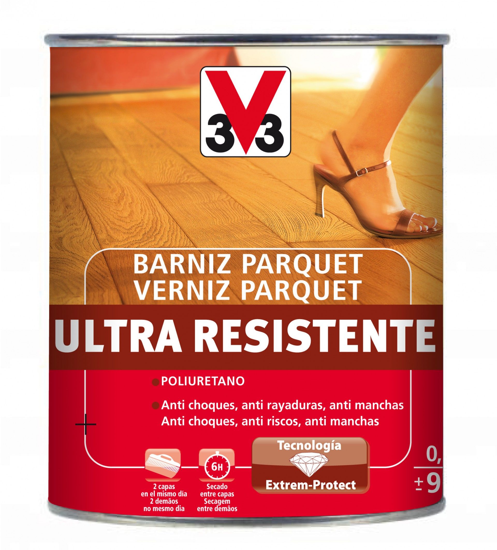Verniz Parquet Ur Poliur Brilhante 0,75L
