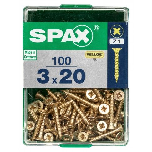 SPAX CP YELLOX 3x20mm M SPAX CP YELLOX 3x20mm M