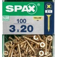 SPAX CP YELLOX 3x20mm M SPAX CP YELLOX 3x20mm M