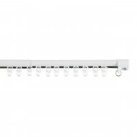 Calha Basic Extensível Branco 210-390cm Calha Basic Extensível Branco 210-390cm