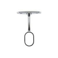 Suporte Oval Teto Cromado para Roupeiro Suporte Oval Teto Cromado para Roupeiro