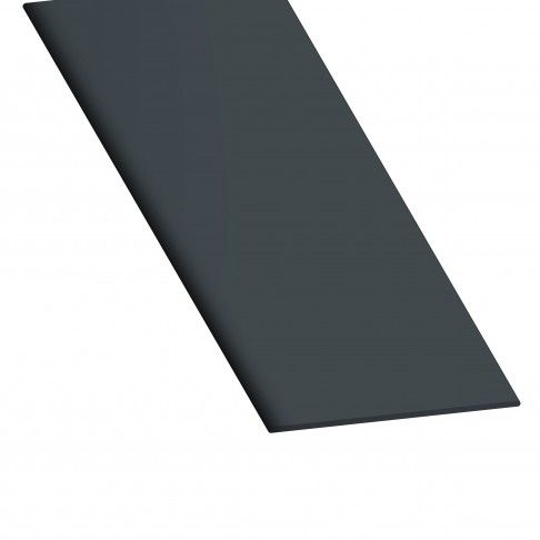 Perfil plano PVC cinzento 50x2mm - 2,6m Perfil plano PVC cinzento 50x2mm - 2,6m