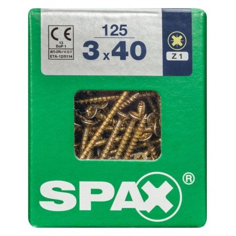 SPAX CP YELLOX 3x40mm L SPAX CP YELLOX 3x40mm L