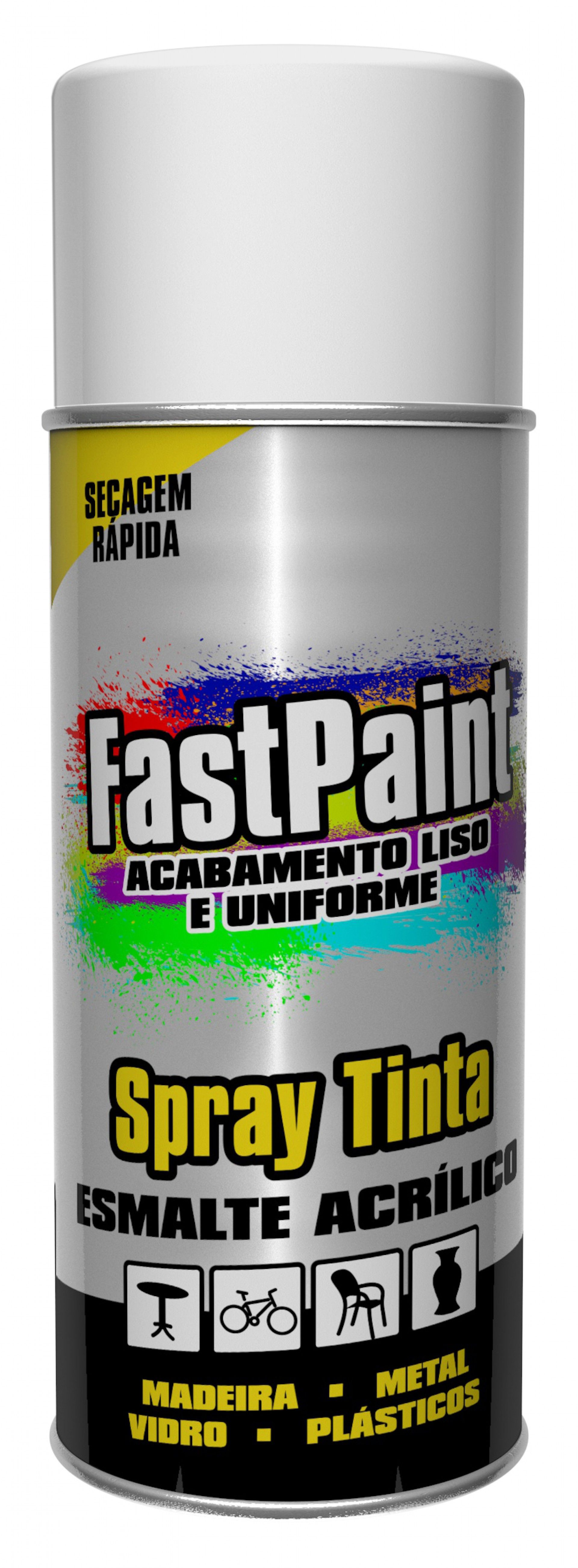 Spray Fastpaint Ral 9010 Branco Mate 400ml