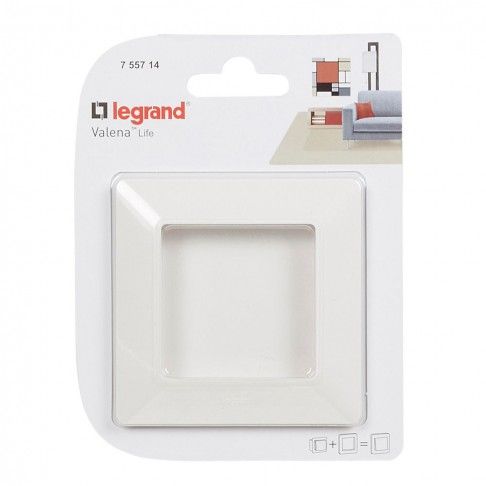 Quadro Simples Série Valena Life Branco Quadro Simples Série Valena Life Branco