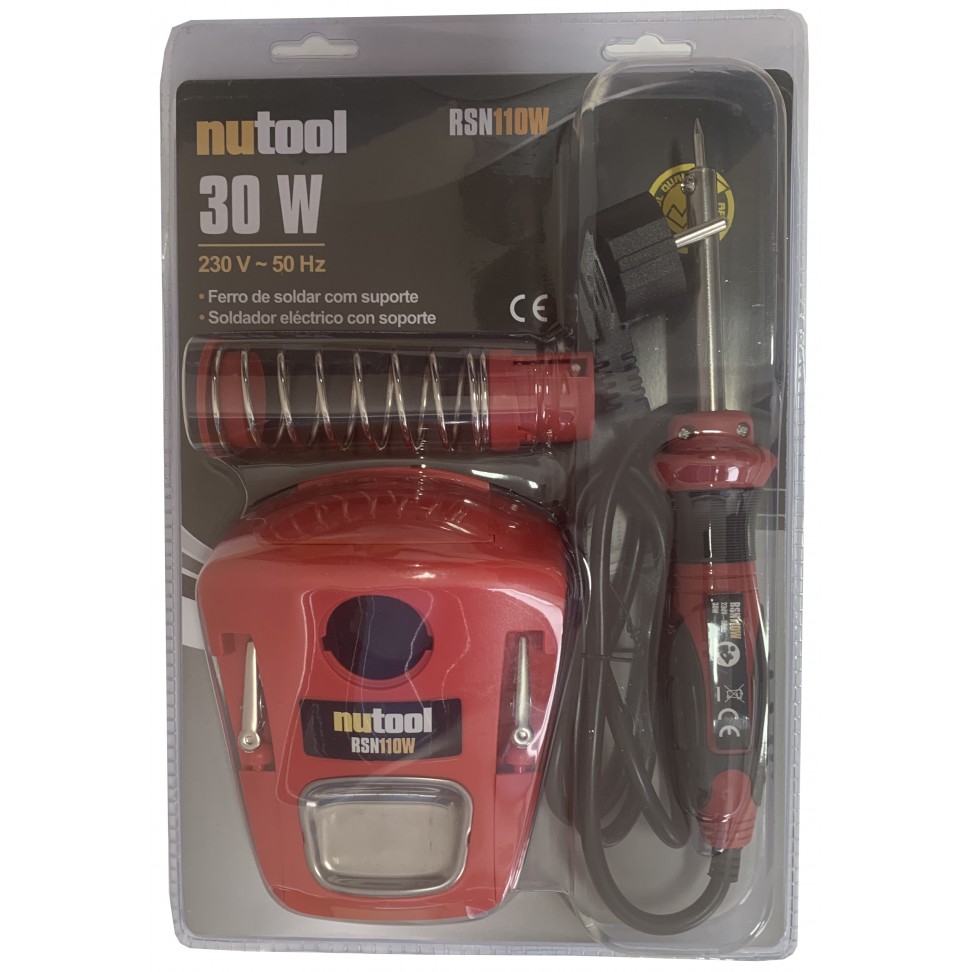 Ferro de Soldar 30W com Apoio Ferro de Soldar 30W com Apoio