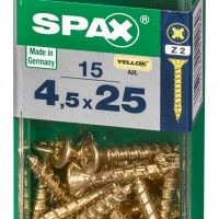 SPAX CP YELLOX 4,5x25mm S SPAX CP YELLOX 4,5x25mm S