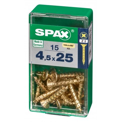 SPAX CP YELLOX 4,5x25mm S SPAX CP YELLOX 4,5x25mm S