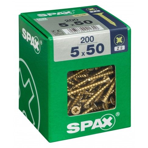 SPAX CP YELLOX 5x50mm XL SPAX CP YELLOX 5x50mm XL