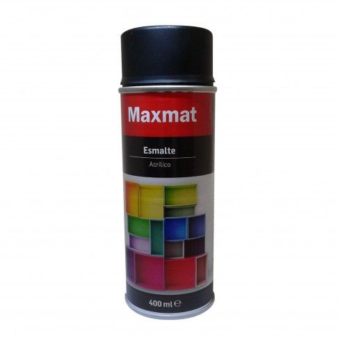 Spray Maxmat RAL 9005 Preto Acetinado Spray Maxmat RAL 9005 Preto Acetinado