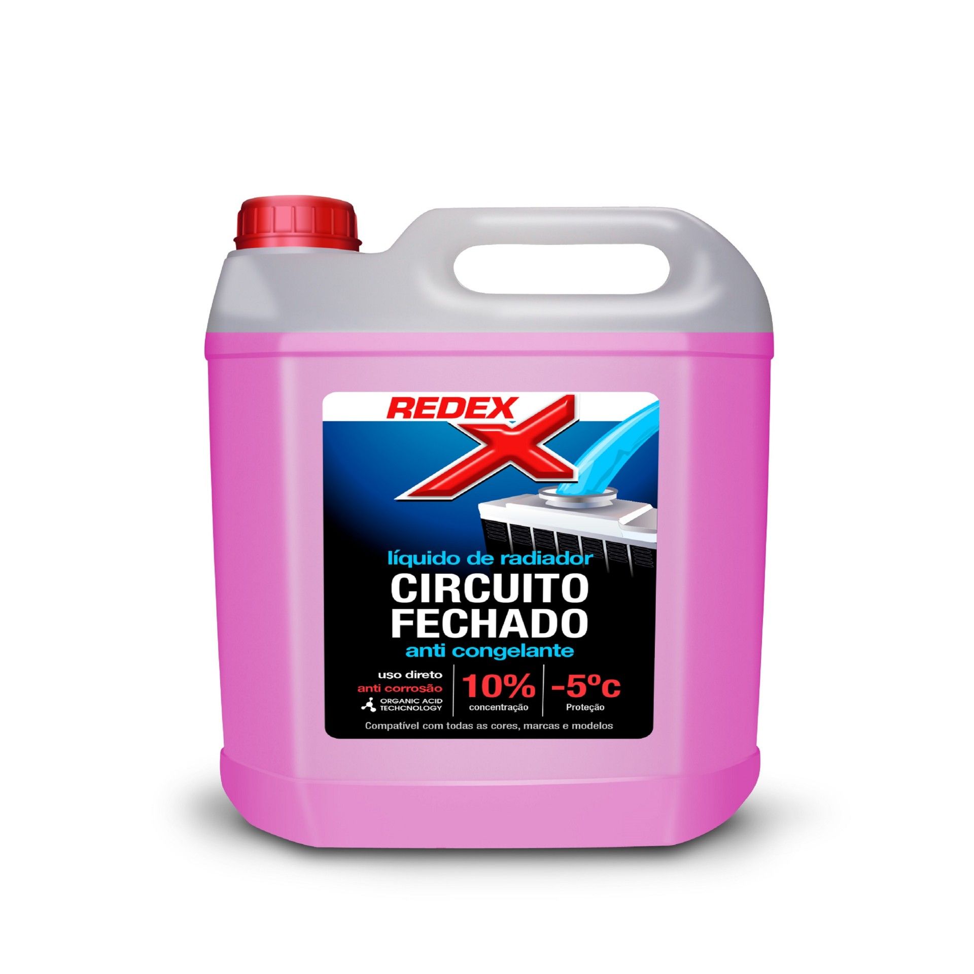 Circuito Fechado Líquido Rosa 5L