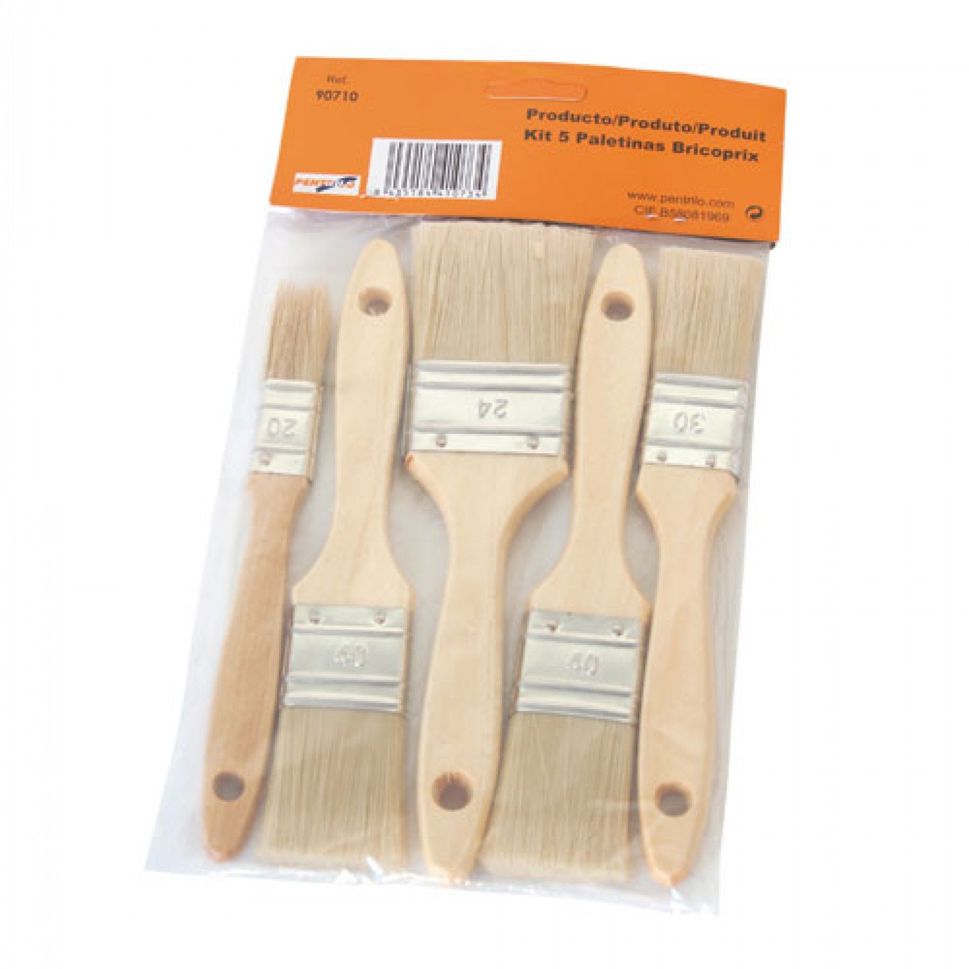 Kit 5 Trinchas Sintéticas Brancas