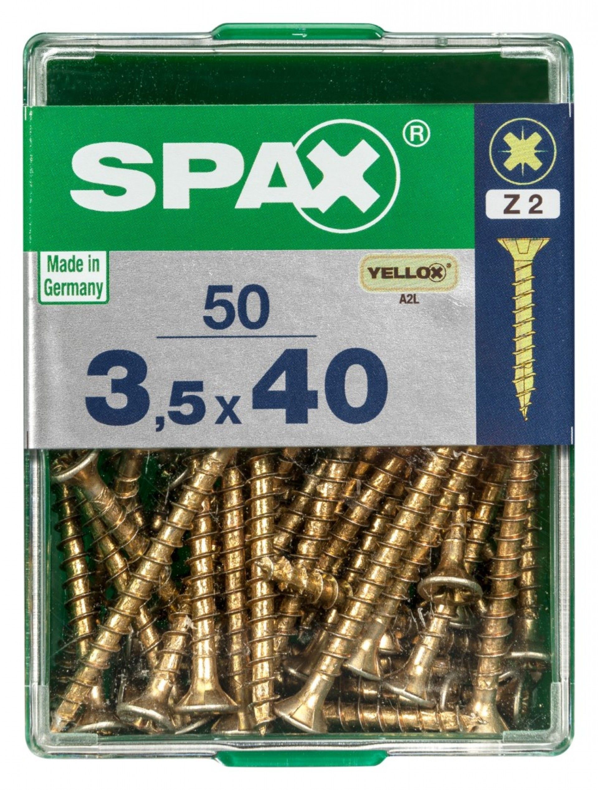 SPAX CP YELLOX 3,5x40mm M
