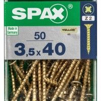 SPAX CP YELLOX 3,5x40mm M SPAX CP YELLOX 3,5x40mm M