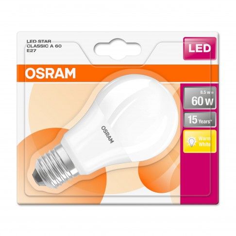 Lâmpada LED STAR Clássica A60 E27 Lâmpada LED STAR Clássica A60 E27