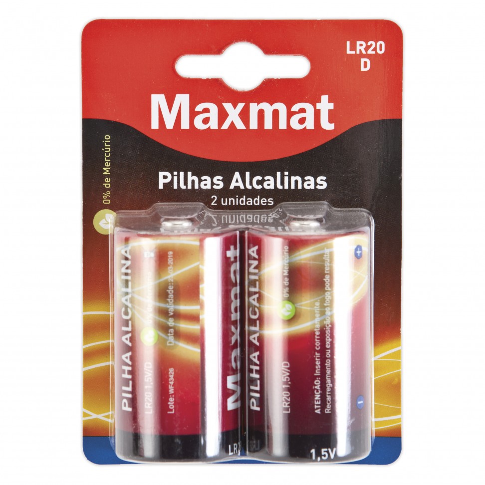 Pilha Alcalina LR20 Pilha Alcalina LR20