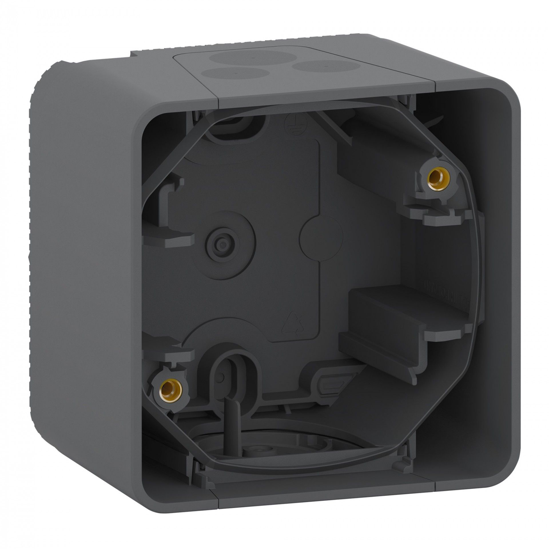 Caixa Saliente Estanque Série Mureva Styl Cinza