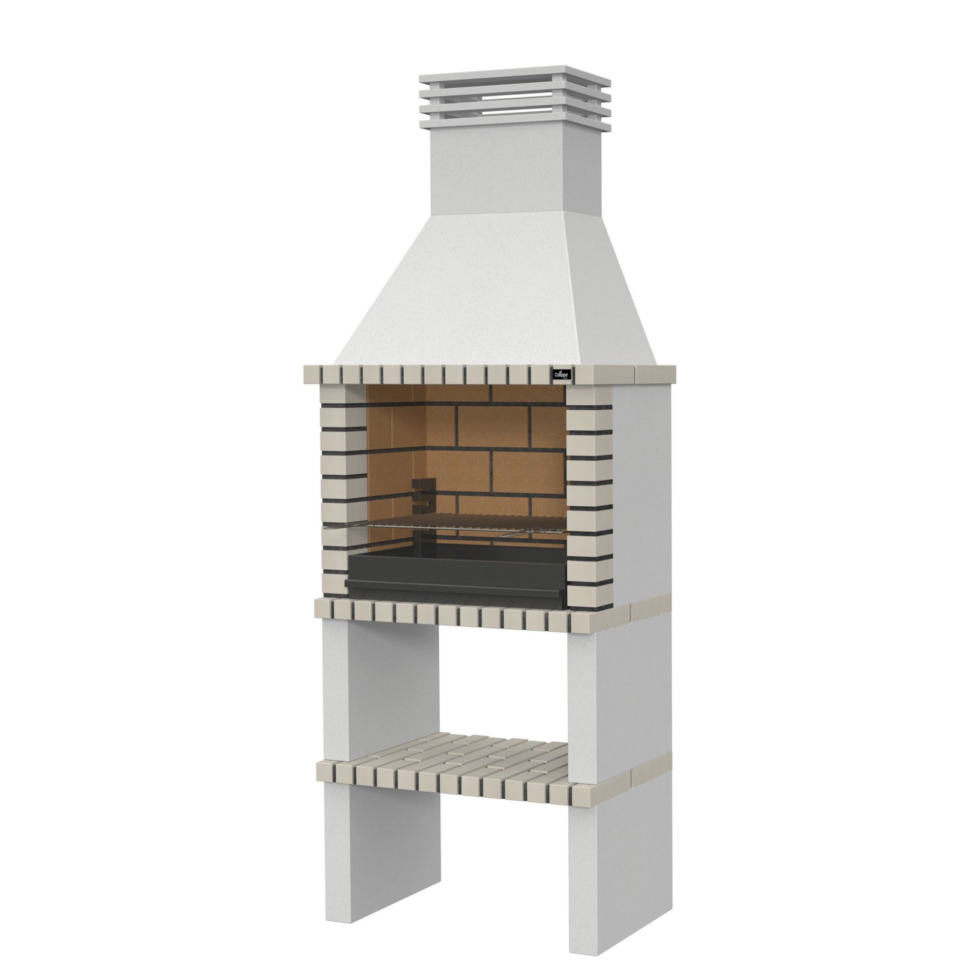 Churrasqueira Média L86xP47xA225cm