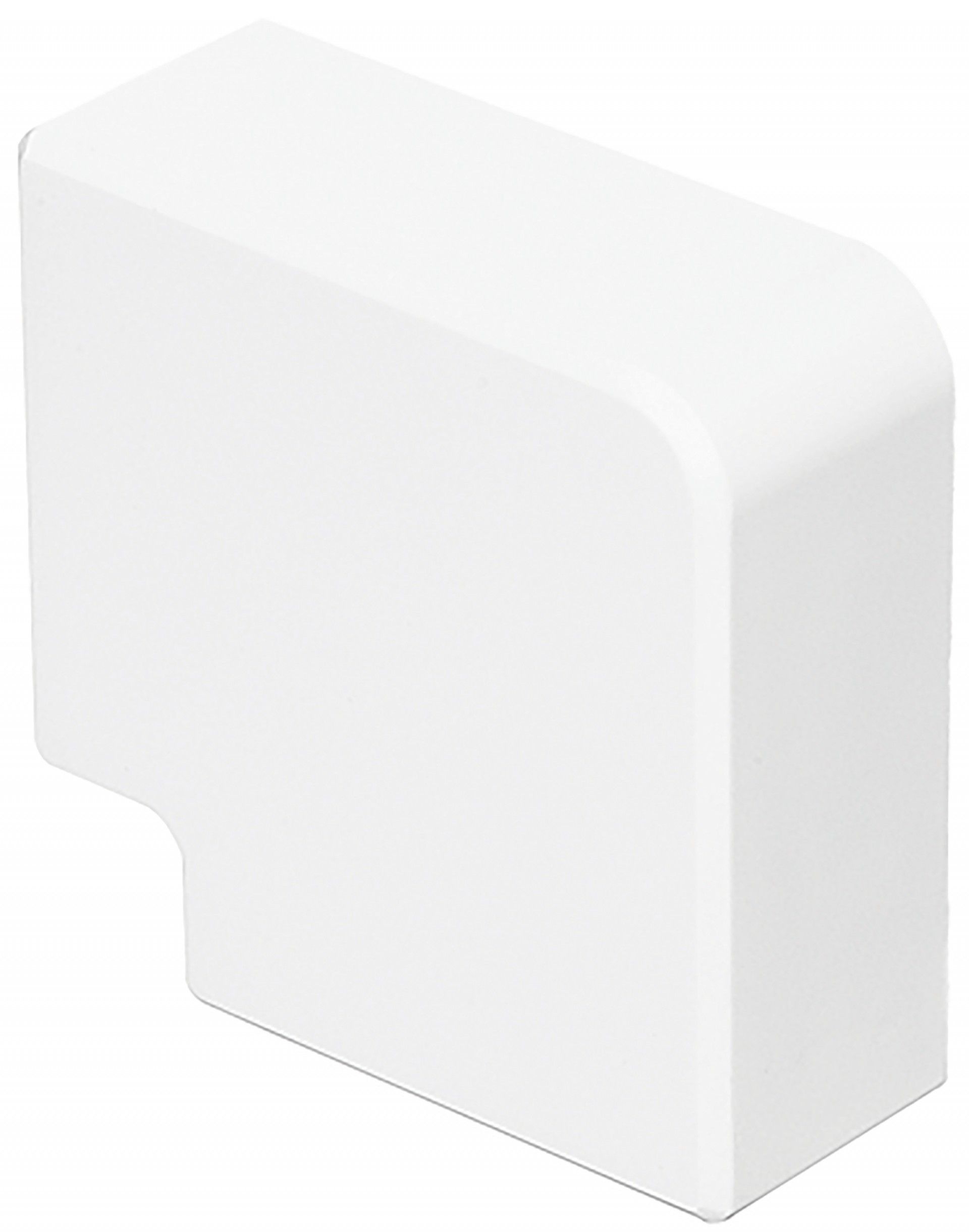 Ângulo Plano para Calha 16x10mm Branco