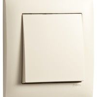 Comutador Escada Marfim Logus 90 Comutador Escada Marfim Logus 90