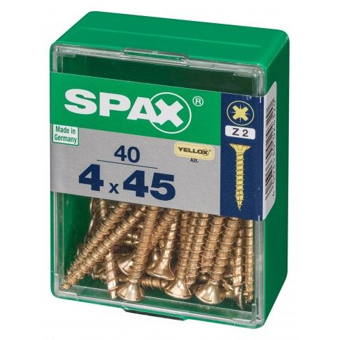 SPAX CP YELLOX 4x45mm M SPAX CP YELLOX 4x45mm M