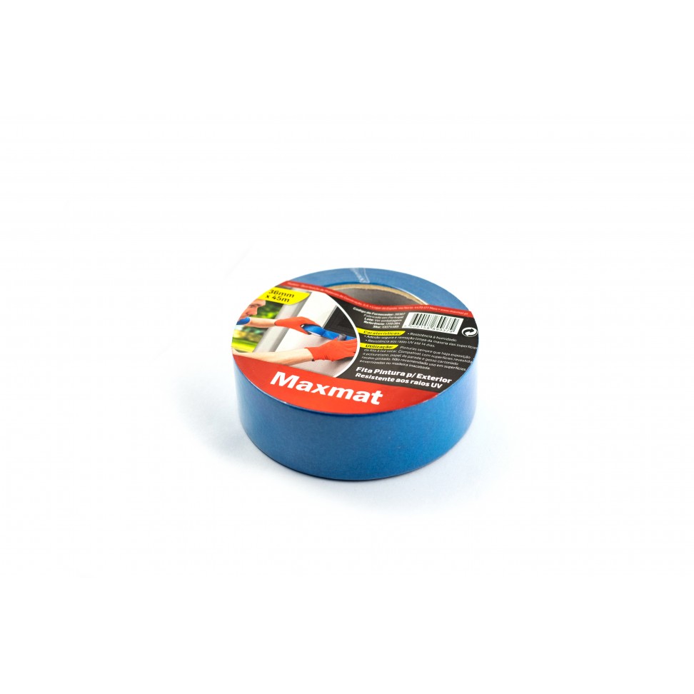Fita de Pintura Exterior Maxmat 45mx36mm Fita de Pintura Exterior Maxmat 45mx36mm