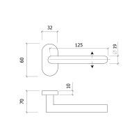 Puxador Porta C/Entrada Cilindro Inox Puxador Porta C/Entrada Cilindro Inox