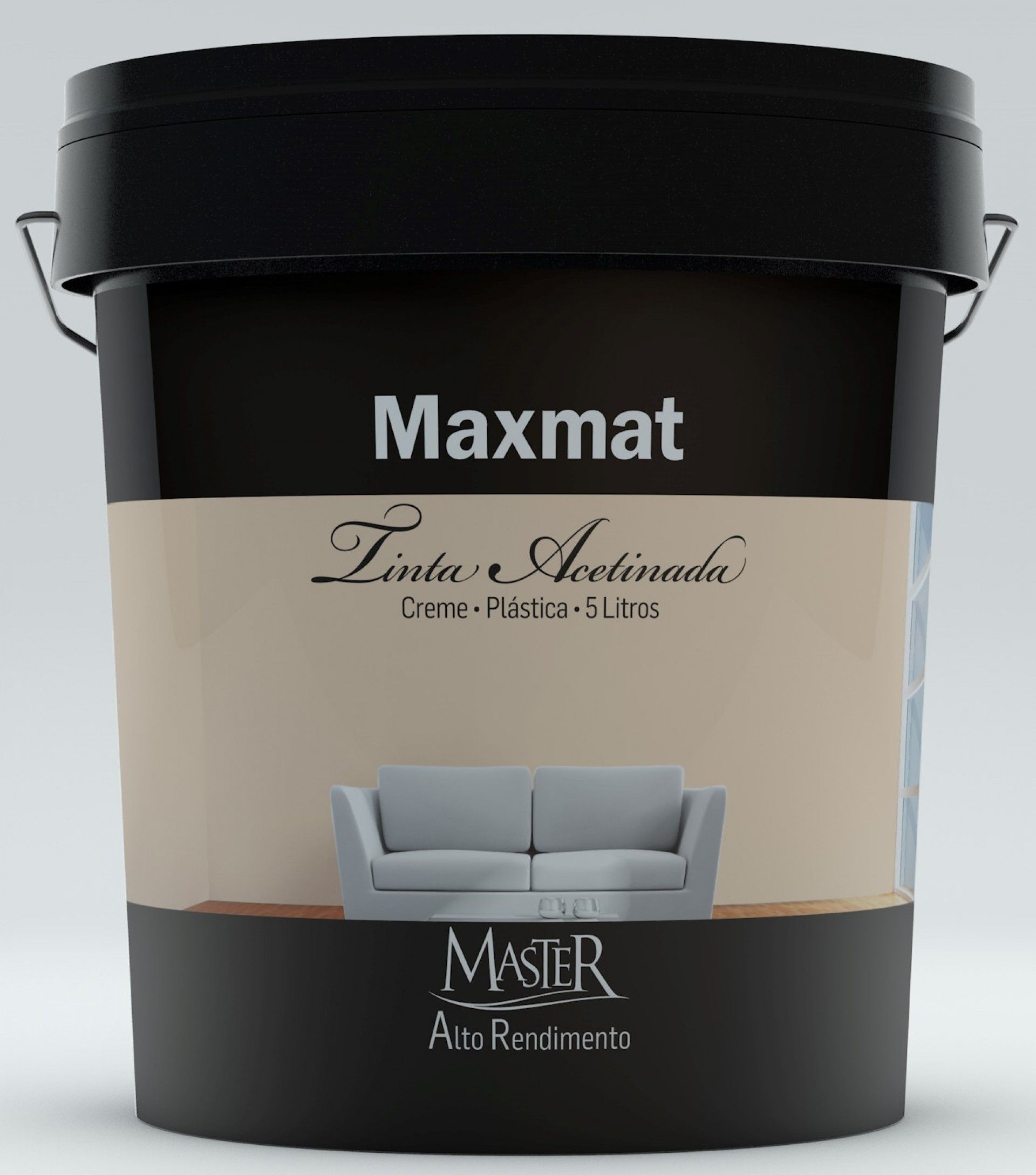 Tinta Maxmat MASTER Interior Acetinada Creme 5L