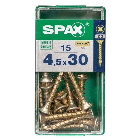 SPAX CP YELLOX 4,5x30mm S SPAX CP YELLOX 4,5x30mm S