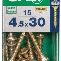 SPAX CP YELLOX 4,5x30mm S SPAX CP YELLOX 4,5x30mm S