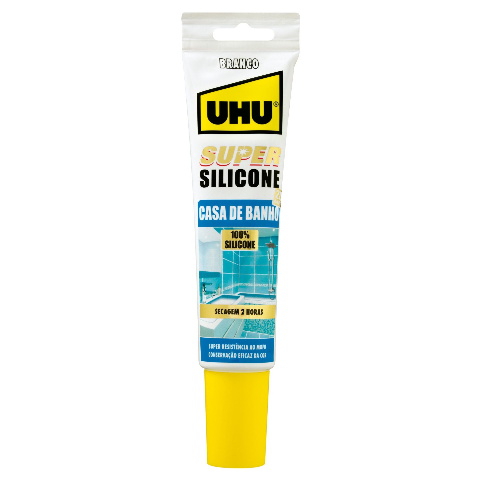 Silicone Acético Cozinha/WC Super Branco 150ml