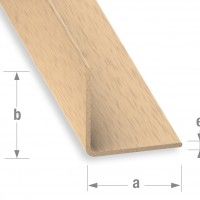 Perfil ngulo PVC Faia 20x20mm-2,6m