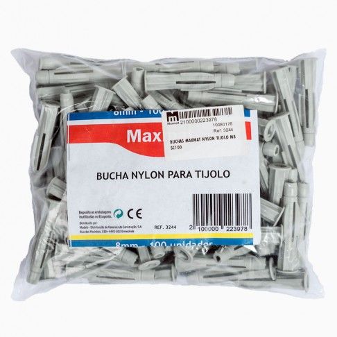 BUCHA NYLON TIJOLO BUCHA NYLON TIJOLO