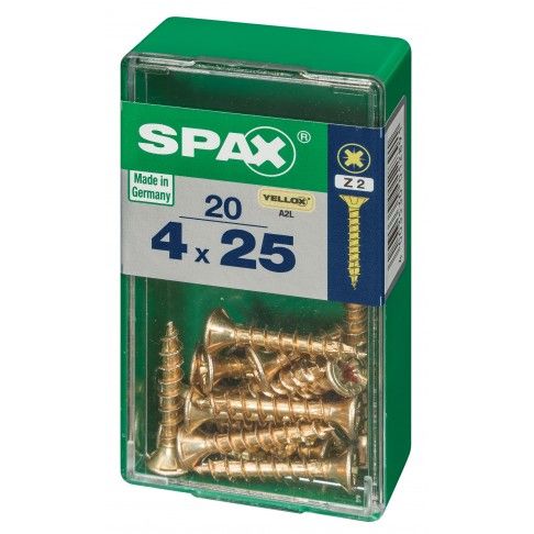 SPAX CP YELLOX 4x25mm S 