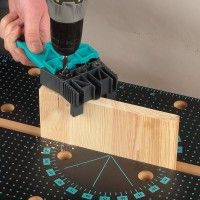 Escala Furação c/ Fixador p/ Berbequim Escala Furação c/ Fixador p/ Berbequim