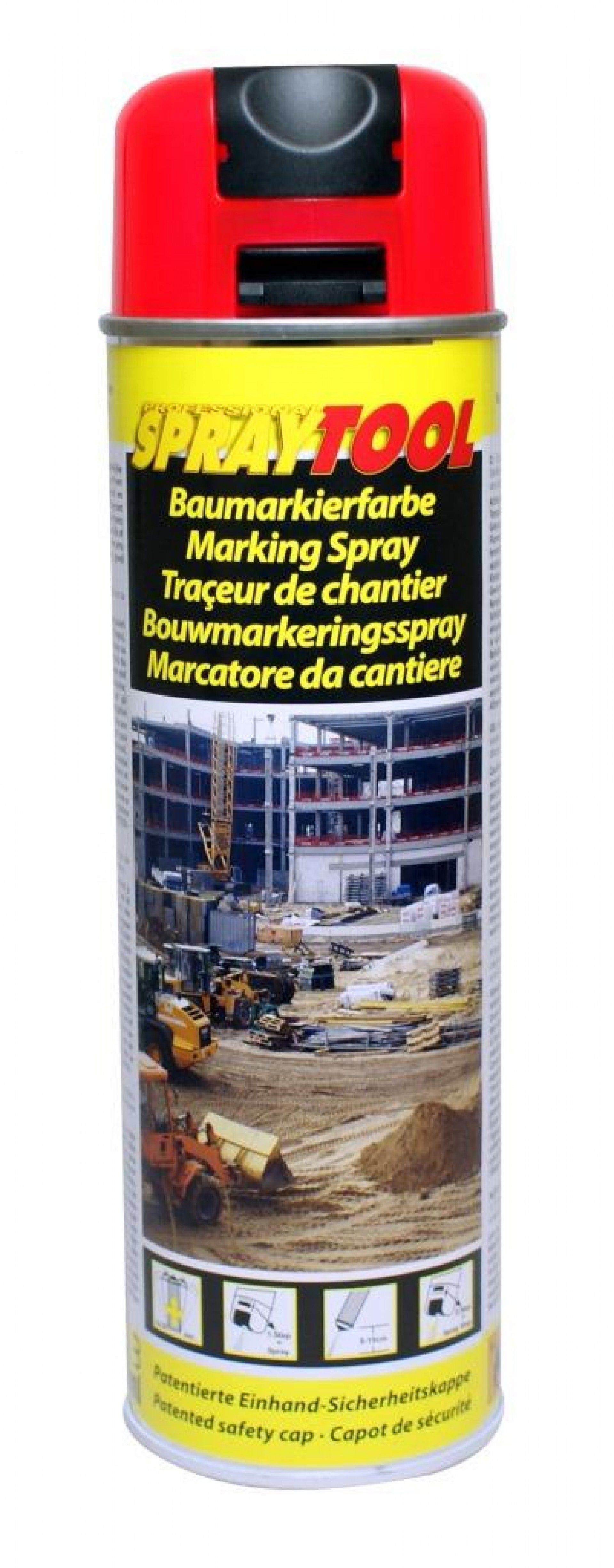 Spray Marcador Neon Vermelho 500ml