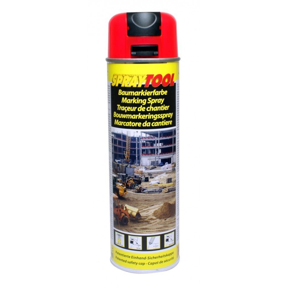Spray Marcador Neon Vermelho 500ml
