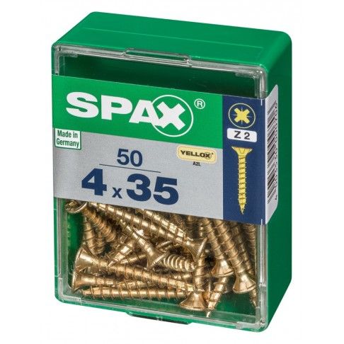 SPAX CP YELLOX 4x35mm M SPAX CP YELLOX 4x35mm M