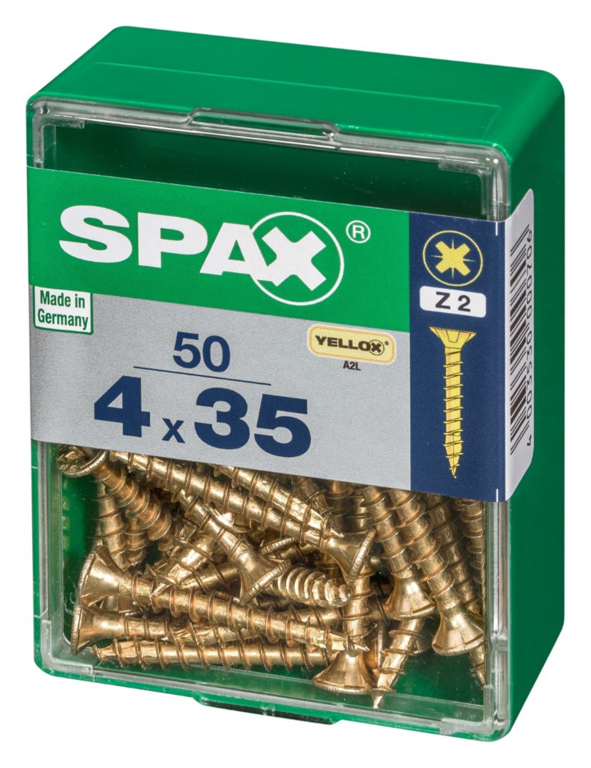 SPAX CP YELLOX 4x35mm M