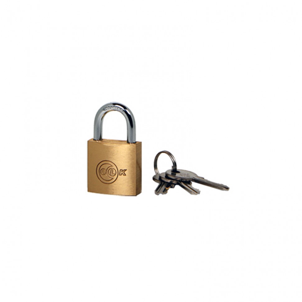Cadeado Lat�o 40 mm 3 Chaves 