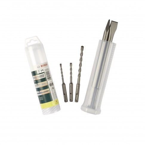 Ponteiro + Cinzel 3 Brocas SDS-Plus Ponteiro + Cinzel 3 Brocas SDS-Plus