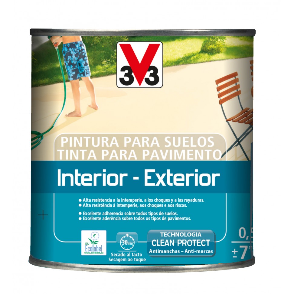 Tinta Pavimento Interior/Exterior Beje 0,5L