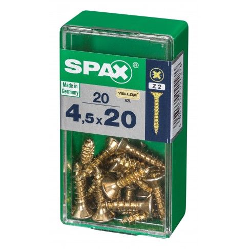 SPAX CP YELLOX 4,5x20mm S SPAX CP YELLOX 4,5x20mm S