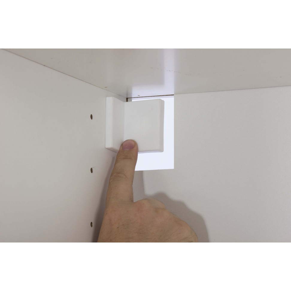 Suporte de Armário Regulável Branco Suporte de Armário Regulável Branco