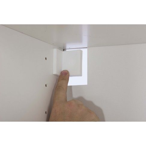 Suporte de Armário Regulável Branco Suporte de Armário Regulável Branco