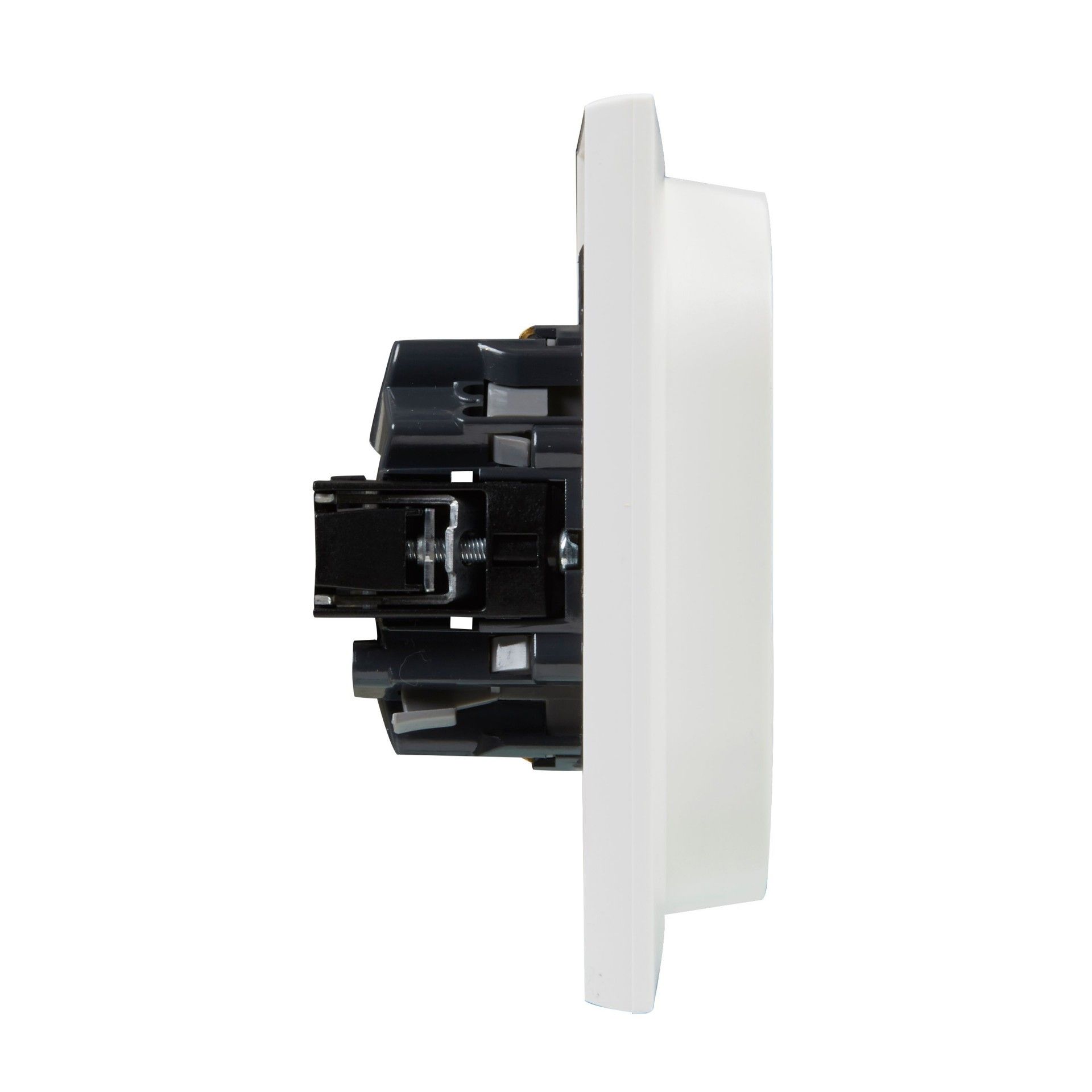 Tomada Dupla C/Terra Série Niloé Step Branco