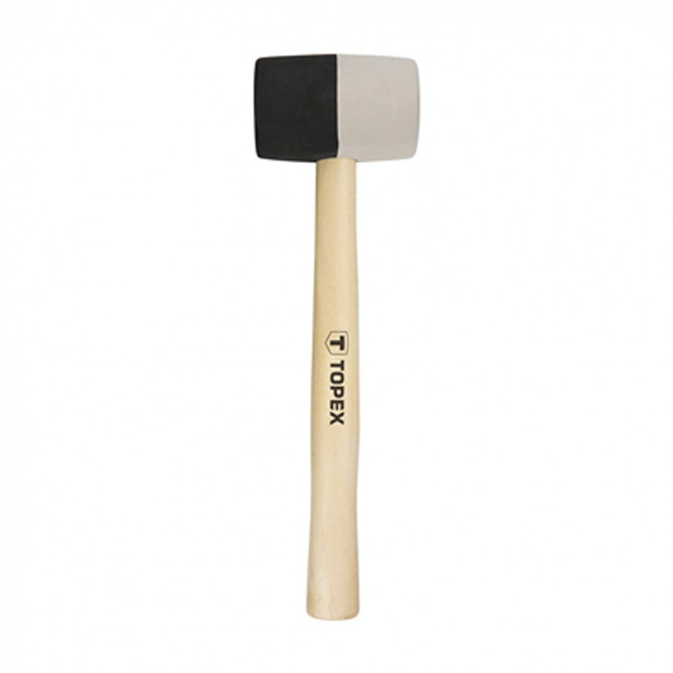 Ma�o De Borracha Preto/Branco 450g