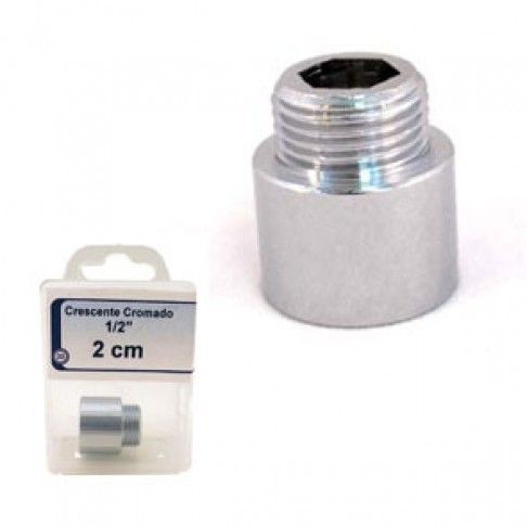 Crescente 1/2' 2cm Cromado Crescente 1/2' 2cm Cromado