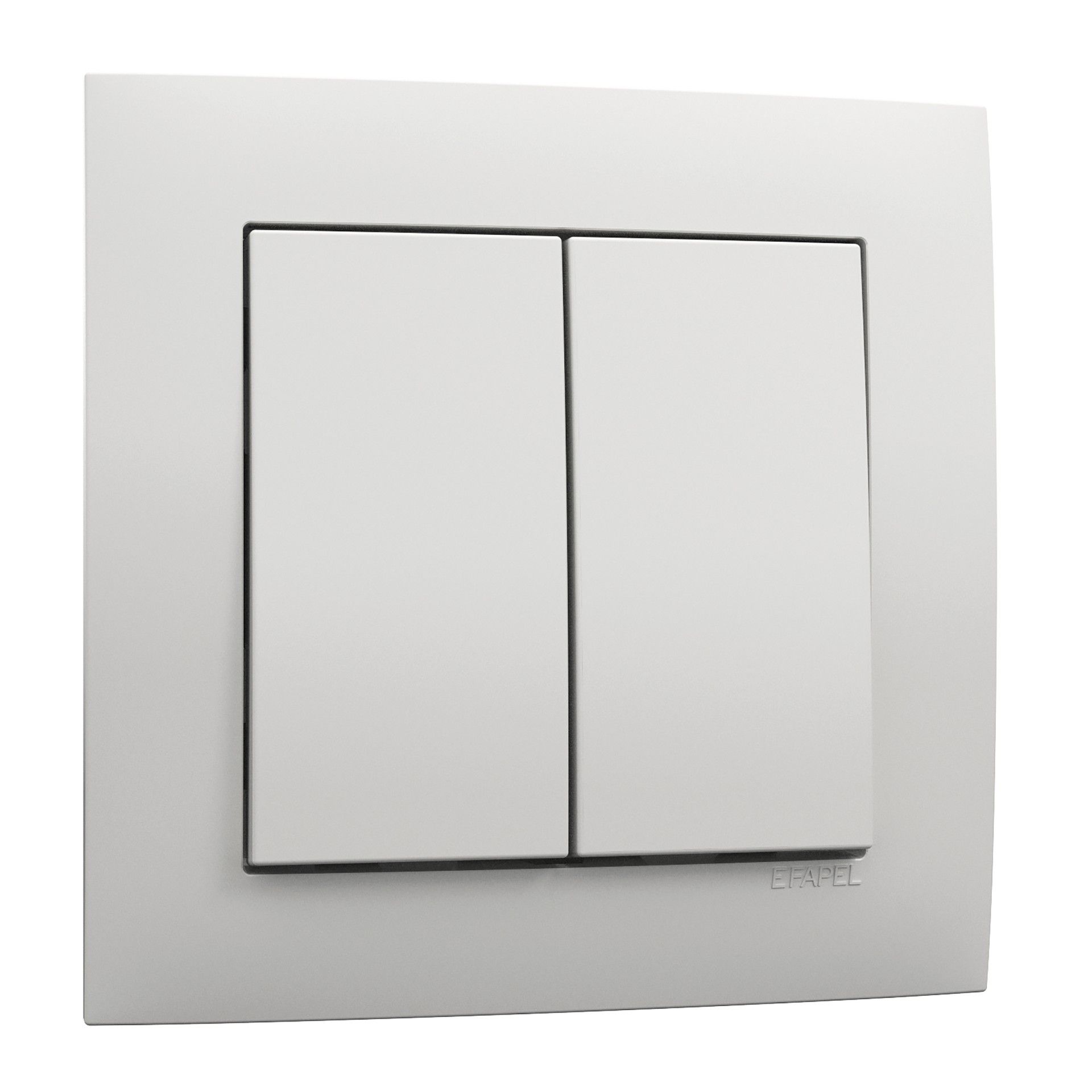 Comutador Escada Duplo Branco Logus 90